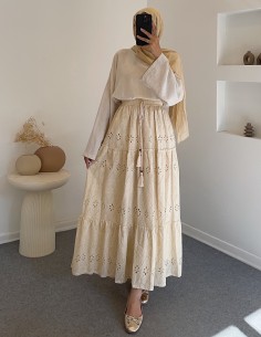 1029 brode etek - Sarı