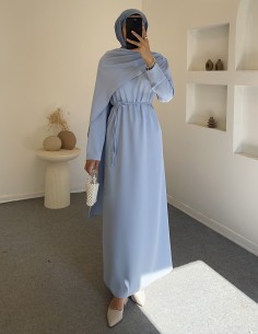 404 lulya elbise - Bebe mavi