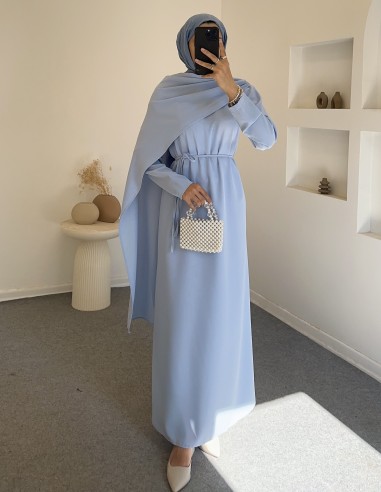 404 lulya elbise - Bebe mavi