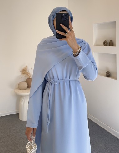 404 lulya elbise - Bebe mavi