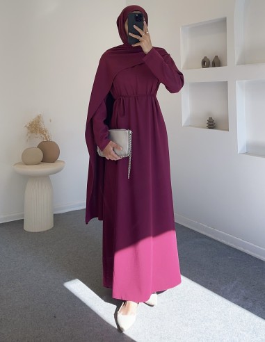 404 lulya elbise - bordo