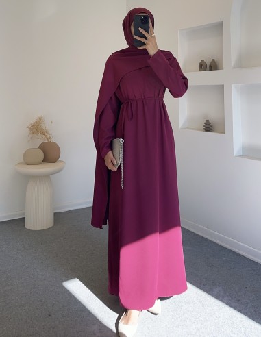 404 lulya elbise - bordo