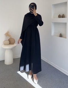 404 lulya elbise - Siyah