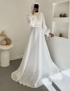 3023 rüya drapeli elbise -... 2