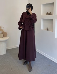 3127 trençkot etekli takım-...