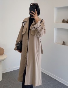 2960 soft trençkot - vizon