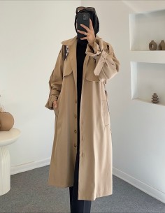 2960 soft trençkot -camel