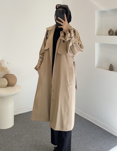 2960 soft trençkot -camel