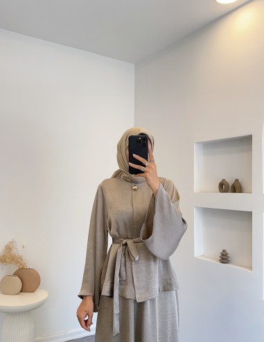 7051 duru takım - kum beji