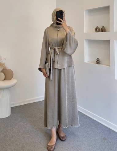 7051 duru takım - kum beji