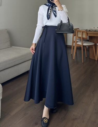 508 kurvaze bağlamalı scuba etek -...