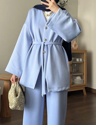 510 Etruc Scuba pantolon takım- Mavi