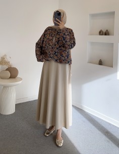 4015 kapitone ceket - lacivert