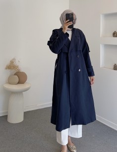 2209 yaka detay trençkot...