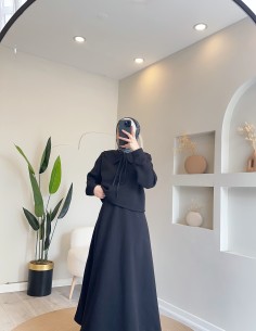 9164 bebe yaka etekli takım...