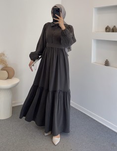 7843 Sena elbise -antrasit 2