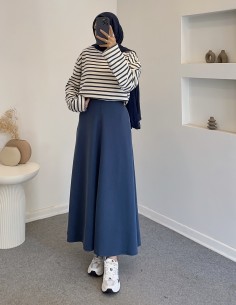 D30010 çizgili tunik -... 2