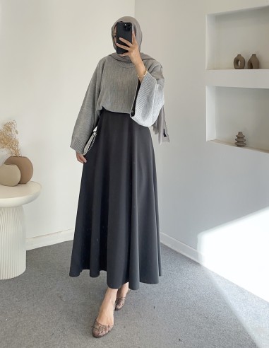 8666 yarasa kol kazak - Gri