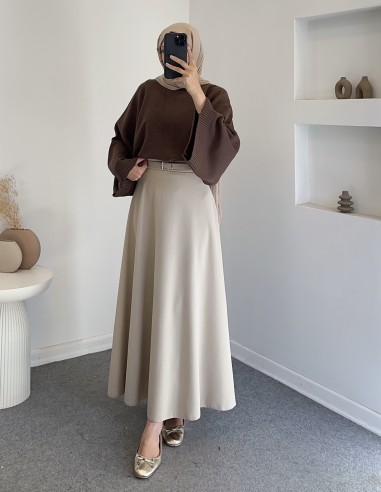 8666 yarasa kol kazak - Kahverengi