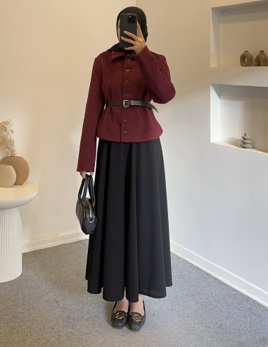 140385 jacket ceket - bordo