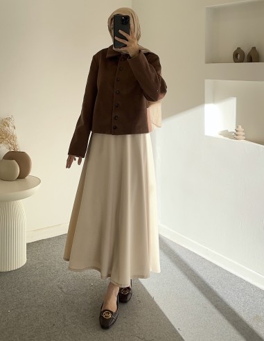 140385 jacket ceket - kahverengi