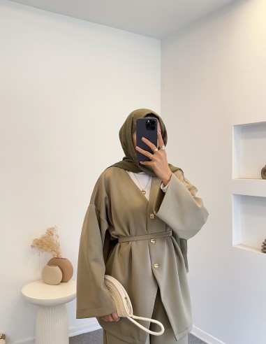 510 Etruc Scuba pantolon takım- yeşil