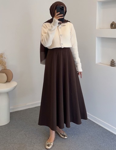 8532 tüylü hırka - Taş