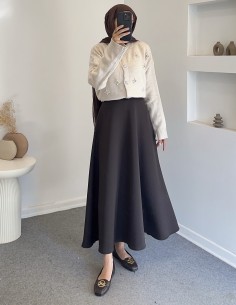 F-048 İnci detay hırka - taş 2