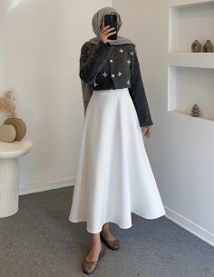 F-048 İnci detay hırka... 2