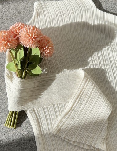 3178 triko kazak - beyaz