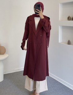 2209 trençkot - bordo