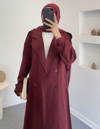 2209 trençkot - bordo