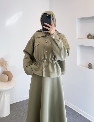 2817 çıtçıtlı scuba takım - yeşil