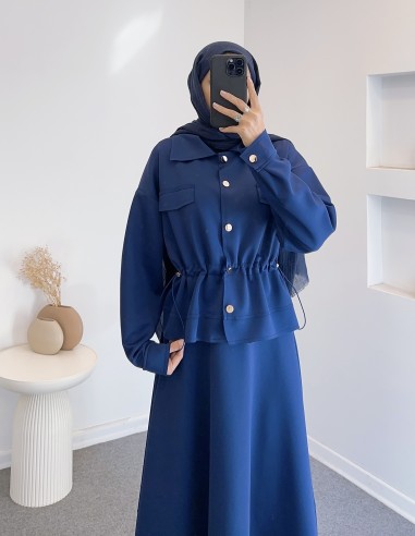 2817 çıtçıtlı scuba takım - Lacivert