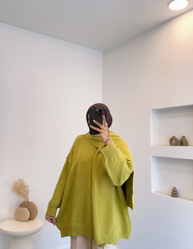 25811 atkılı kazak - yeşil