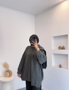 25811 atkılı kazak -gri 2