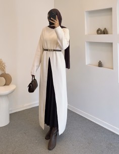 14419 yırtmac detay elbise...