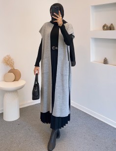 2192 triko hırka - gri