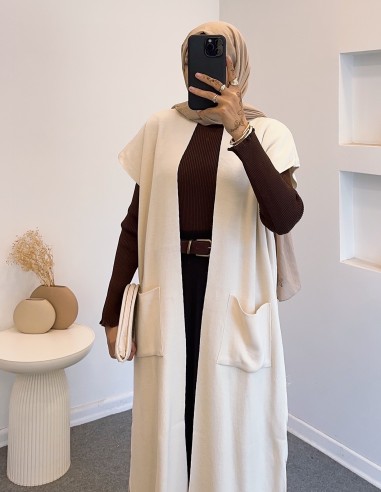 2192 triko hırka - Taş