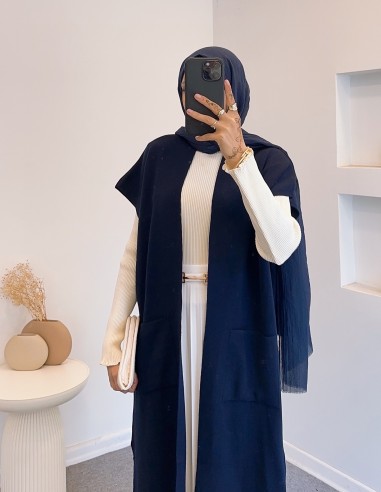 2192 triko hırka - Lacivert