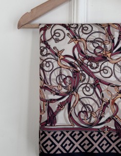 025 desenli fular - bordo sarı 2