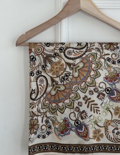 025 desenli fular - camel 2