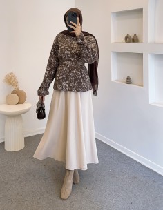 51188 kısa kaban - kahverengi 2