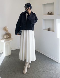 25086 Kısa kaban - lacivert