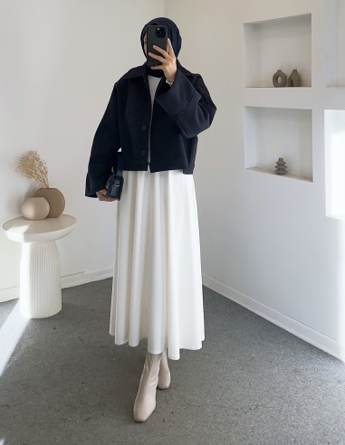 25086 Kısa kaban - lacivert