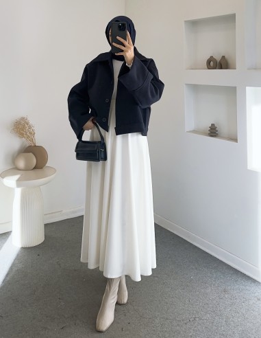 25086 Kısa kaban - lacivert