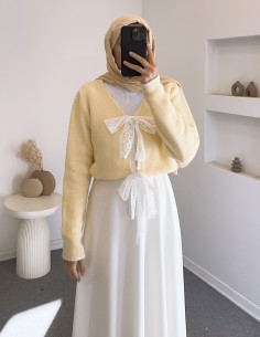 D30108 fiyonk detay hırka -...