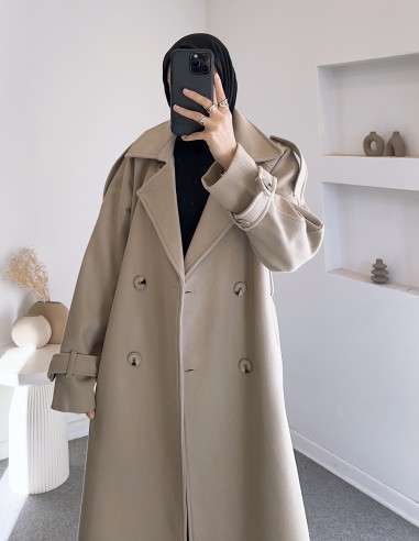 1968 uzun kaşe kaban - vizon