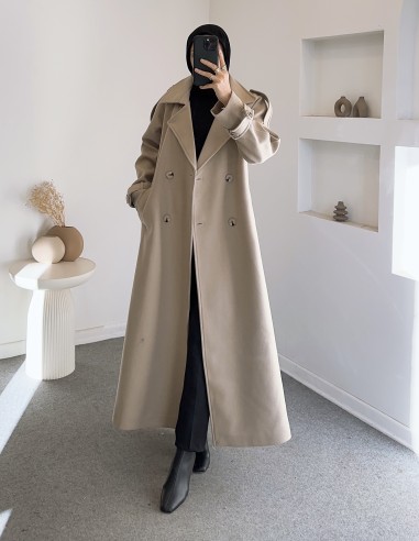 1968 uzun kaşe kaban - vizon