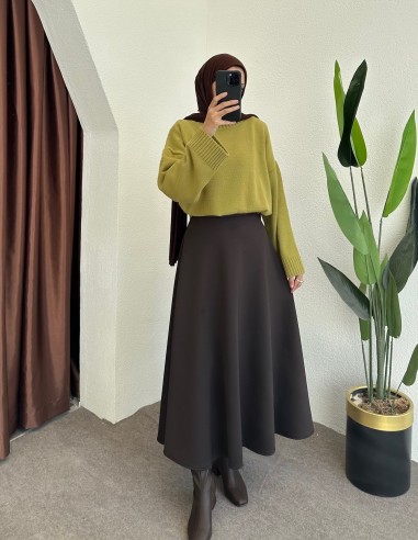 D30056 triko kazak - yeşil